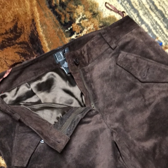 INC Genuine leather pants - Picture 4 of 12